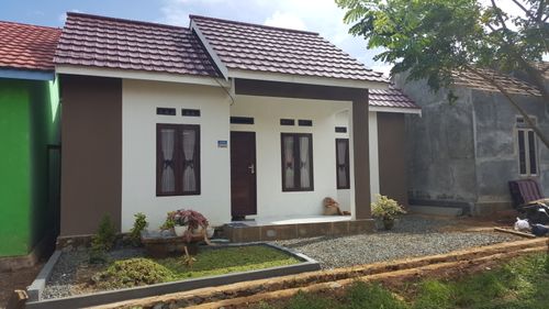 foto tampak rumah tipe 36+ perumahan Shakeela Permata