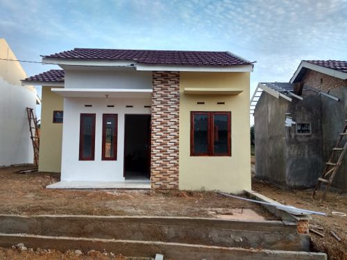 foto tampak rumah tipe 36 perumahan CEMPAKA ELAK RESINDENCE