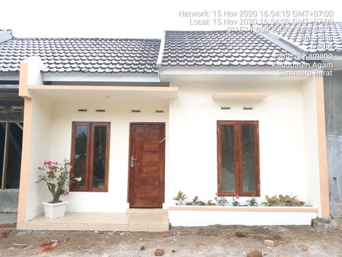 foto tampak rumah tipe 36/72 perumahan Green View Subsidi