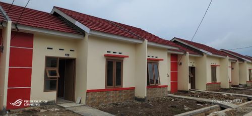 foto tampak rumah tipe 30 / 60 perumahan GRIYA RESTU CIKARANG