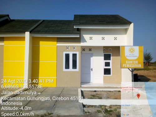 foto tampak rumah tipe 30/60 perumahan PURI DANENDRA EX GRAHA ALANA KLAYAN