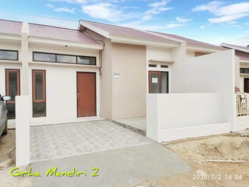foto tampak rumah tipe 36A perumahan Grha Mandiri 2