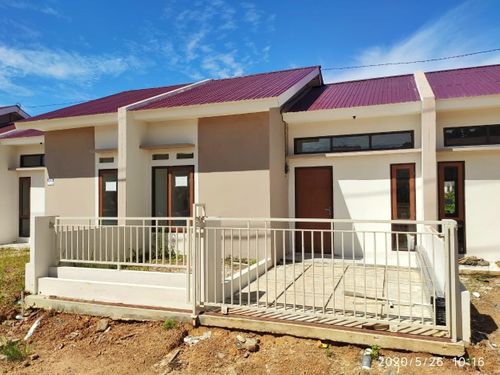foto tampak rumah tipe 36B perumahan Grha Mandiri 2