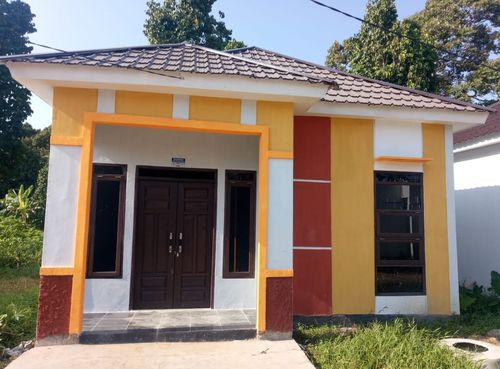 foto tampak rumah tipe 36 perumahan RH Property Residence 2
