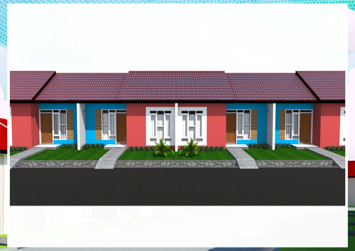 foto tampak rumah tipe 29O perumahan Kepuren Residence 2 Ranjeng