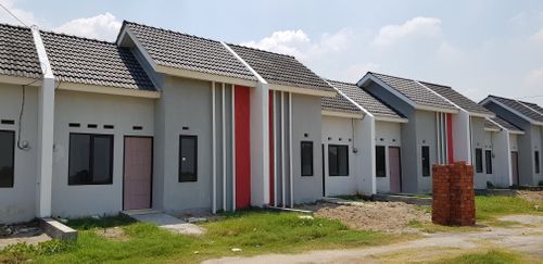 foto tampak rumah tipe Subsidi perumahan Griya Modopuro Perkasa