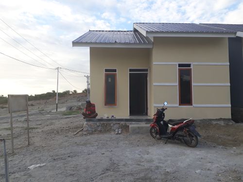 foto tampak rumah tipe 36 perumahan LAYANA VIEW RESIDENCE