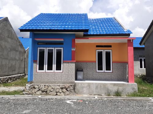 foto tampak rumah tipe 36 perumahan Perumahan Waibu Permai Doyo Lama