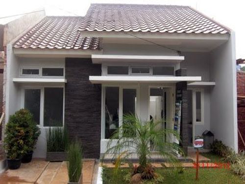 foto tampak rumah tipe 45/84 perumahan Telaga Kautsar Regency
