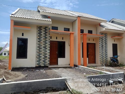 foto tampak rumah tipe 33/60 perumahan Telaga Kautsar Regency