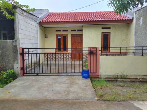 foto tampak rumah tipe SUBSIDI perumahan VILLA PERMATA CIKARANG
