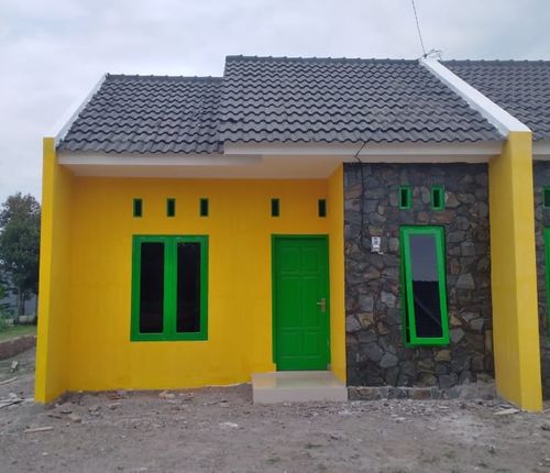foto tampak rumah tipe subsidi perumahan MERAH DELIMA RESIDENCE 2