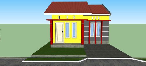foto tampak rumah tipe 36 perumahan ANGGOEYA REGENCY
