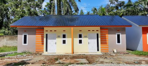 foto tampak rumah tipe 36/98 perumahan PERMATA CAHAYA PERMAI