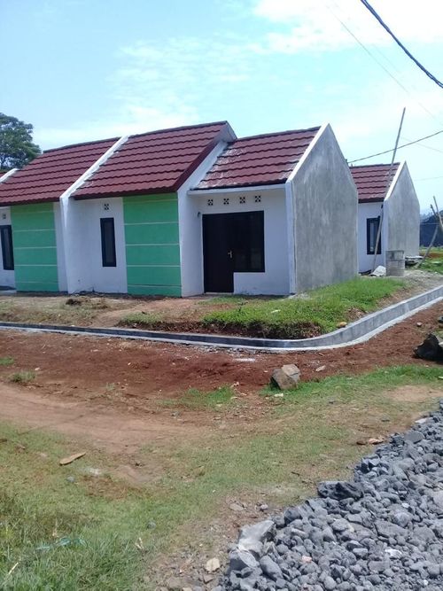 foto tampak rumah tipe rumah 22 perumahan Gunung Sari Hijau Sektor K