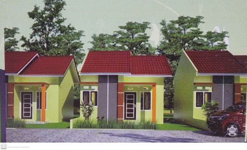 foto tampak rumah tipe SUBSIDI perumahan Kementrian Agama 