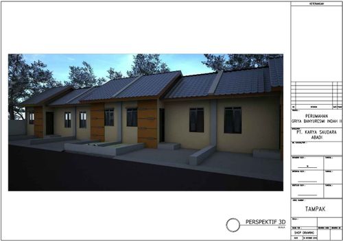 foto tampak rumah tipe RUMAH SUBSIDI 30/60 perumahan Griya Banyuresmi Indah 2