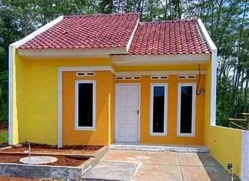 foto tampak rumah tipe 30 perumahan Griya Asa Cendekia