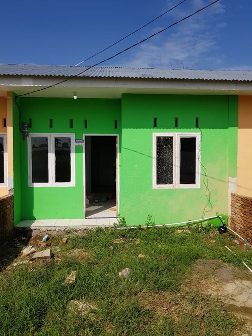 foto tampak rumah tipe 36/70 perumahan DELI ASRI