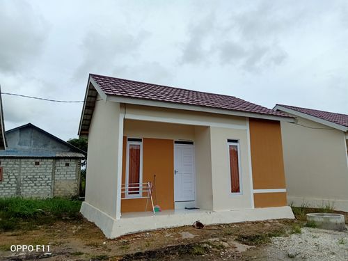 foto tampak rumah tipe 36 perumahan VILLA MAKMUR
