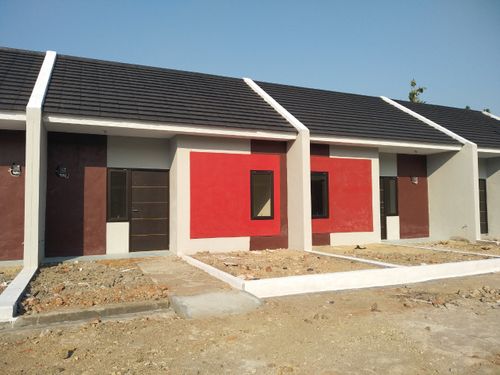 foto tampak rumah tipe 36 perumahan Kota Bale Agung