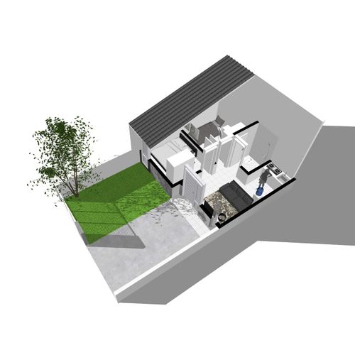 foto tampak rumah tipe 150jt tahap 1 perumahan El Hago Residence