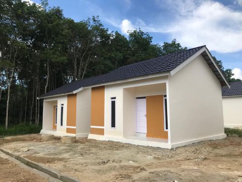 foto tampak rumah tipe 36 perumahan RAJAWALI REGENCY