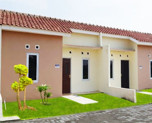foto tampak rumah tipe 22 perumahan Perum Griya Buana Prigi