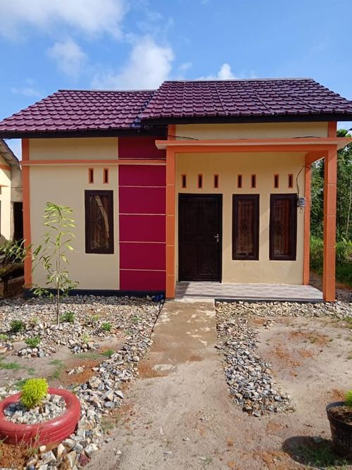 foto tampak rumah tipe Tapak 36 perumahan Singkawang Residence