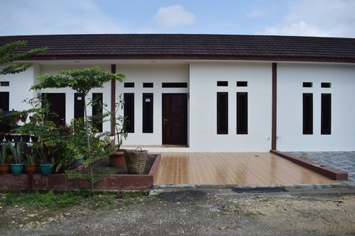 foto tampak rumah tipe 36/66 perumahan Graha Mukti Residence