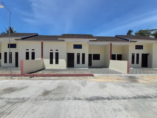 foto tampak rumah tipe 36/72 perumahan Graha Mukti Residence