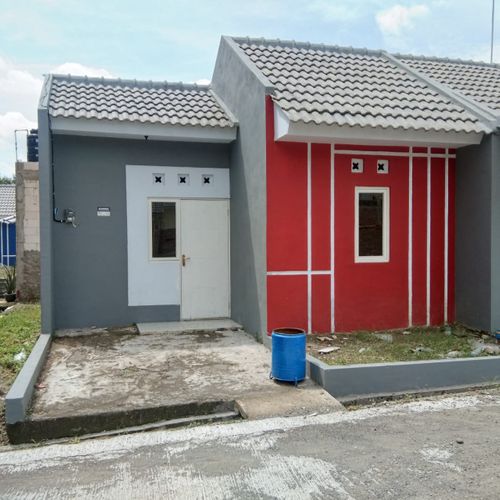 foto tampak rumah tipe 24/70 perumahan GAMERSI RESIDENCE