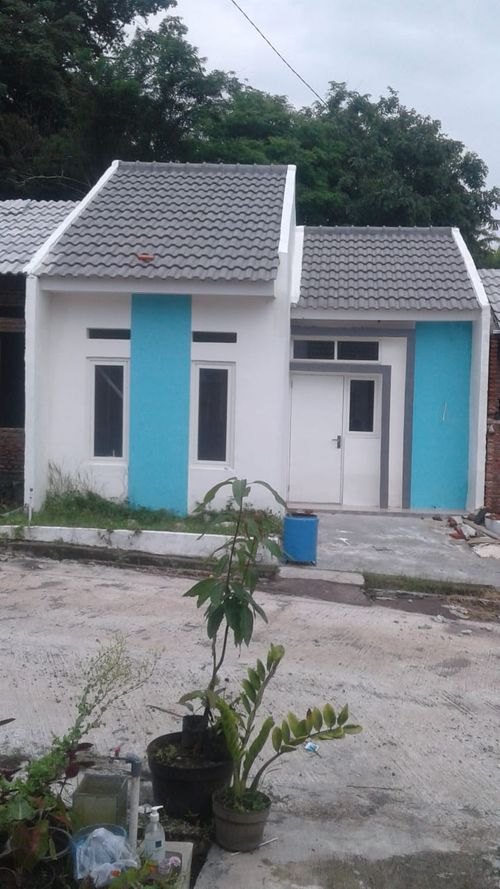 foto tampak rumah tipe 36/72 perumahan GAMERSI RESIDENCE
