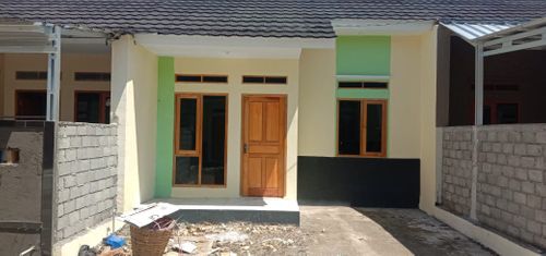 foto tampak rumah tipe 36/72 perumahan GREEN MUTIARA 2 CITRA SUHANDI