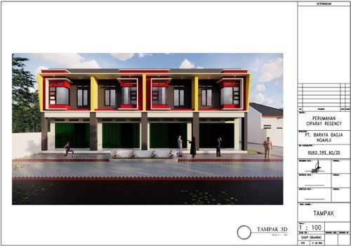 foto tampak rumah tipe RUKO perumahan Ciparay Regency