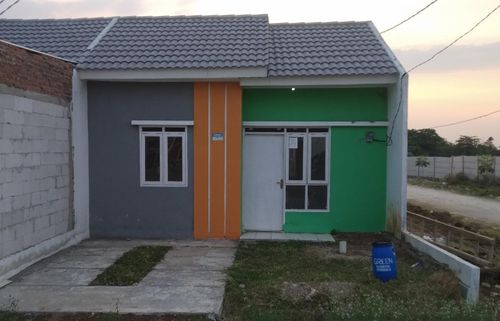 foto tampak rumah tipe 28 Single perumahan GREEN HARMONY RESIDENCE