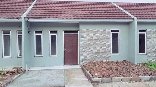 foto tampak rumah tipe subsidi perumahan Wisma Asri Cibening