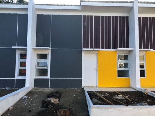 foto tampak rumah tipe Subsidi Blok C perumahan Bukit Cikujang Residence