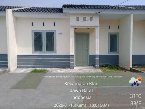 foto tampak rumah tipe 30/60 perumahan GRAND MUTIARA