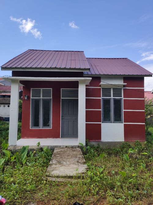 foto tampak rumah tipe 36 perumahan DARUSSALAM CERIA