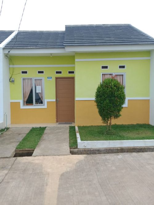 foto tampak rumah tipe 30/60 perumahan Perumahan Grand Jaya Mulya