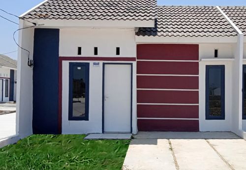 foto tampak rumah tipe 30/60 perumahan CENDANA RESIDENCE