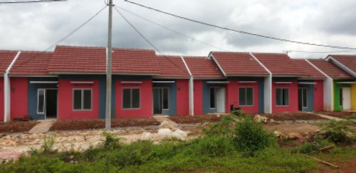 foto tampak rumah tipe 30/60 perumahan PURI SITUSARI