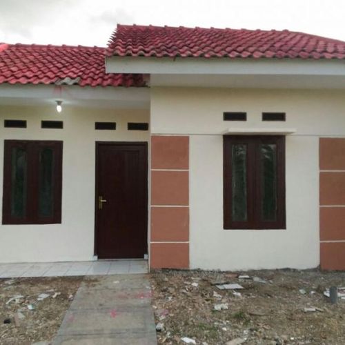 foto tampak rumah tipe 22/60 perumahan Griya Permata Cisoka Blok E
