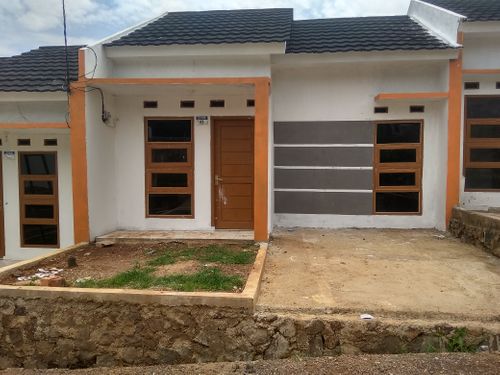 foto tampak rumah tipe 36 perumahan CIHAMPELAS RESIDENCE
