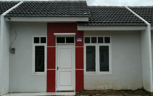 foto tampak rumah tipe 27/60 perumahan Senopati Estate Sepatan