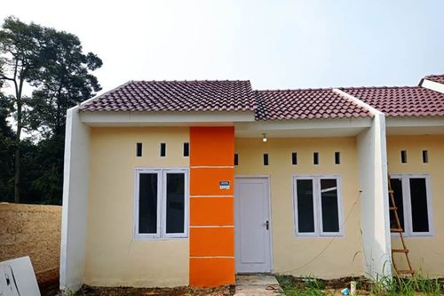 foto tampak rumah tipe 27/60 perumahan Bogor Kemang Residence