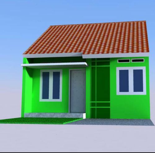 foto tampak rumah tipe 36/72 perumahan The Sultan Regency 6