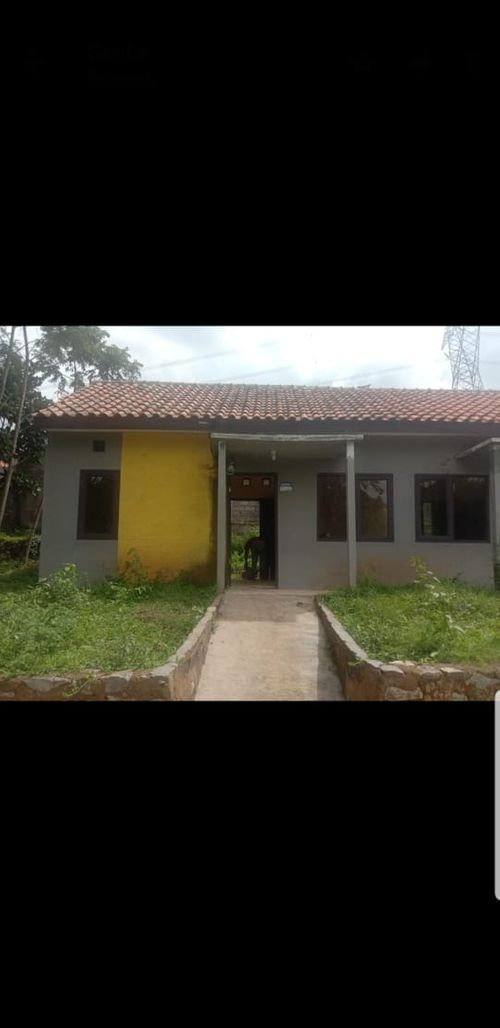 foto tampak rumah tipe 26/72 perumahan Permata sindang panon