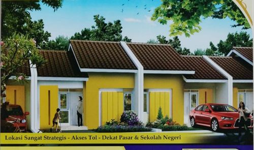 foto tampak rumah tipe 30/60 perumahan Villa Setu Permai 1